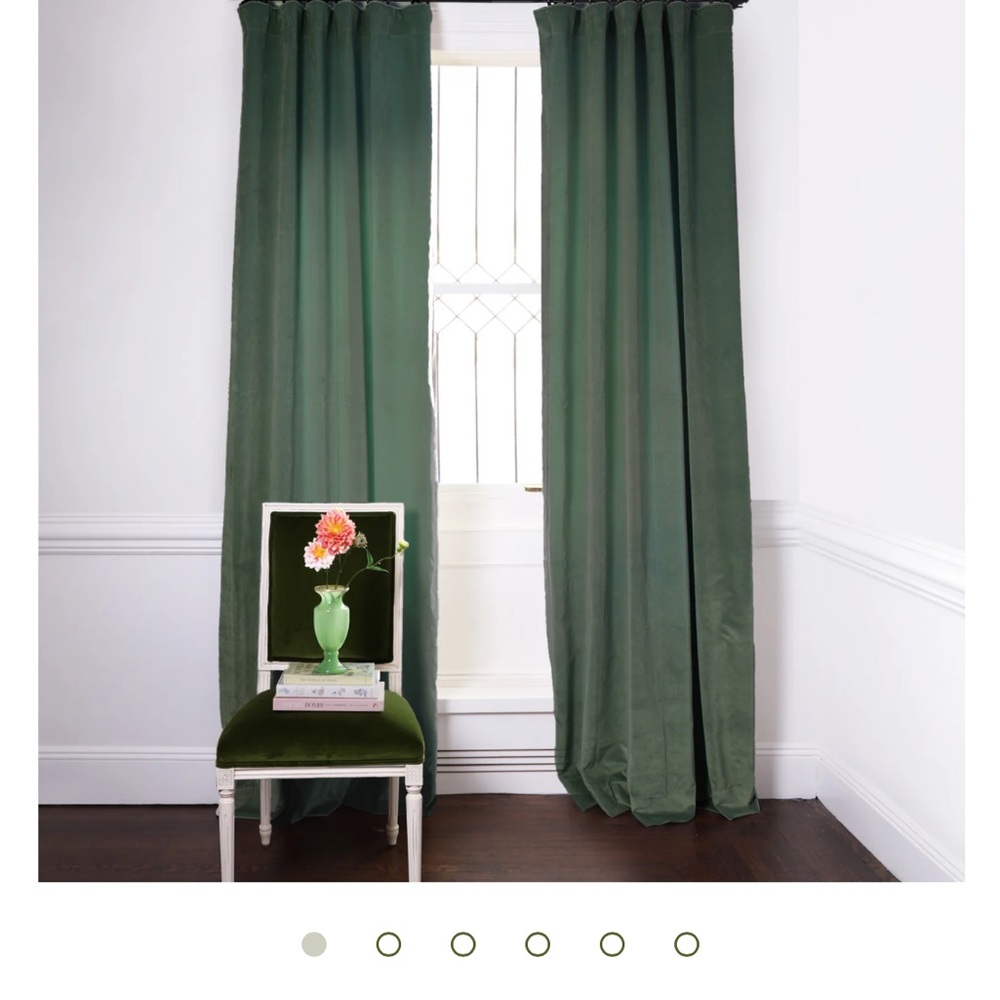 Pepper Home Custom Cut 92” Length Velvet Curtains